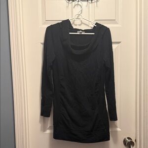 Liz Lange Maternity Deep Charcoal Nursing Top